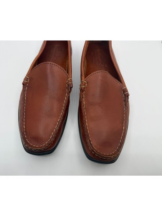 Footjoy Driving Loafers Men Size 8(D) Brown Leather Club Casuals Slip-On Shoes main image 5